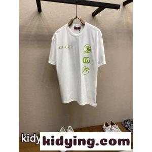 グッチ コピー Tシャツ コピー クルーネック おしゃれ プリント 半袖Tシャツkid26W91TXf