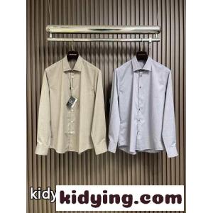 シンプル カジュアル 長袖シャツ エルメネジルド・ゼニア シャツ コピー メンズ トップスkid26X9PHDm
