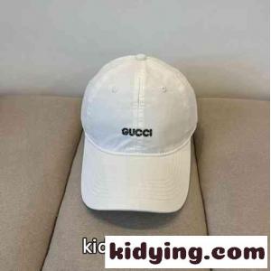 シンプル ロゴ入り ベースボールキャップ グッチ スーパーコピー キャップ 偽物 ホワイトkid26bqmCqm
