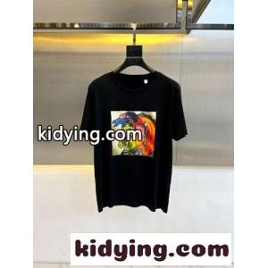 定番 快適 シルケットコットン 半袖Tシャツ エルメス コピー Tシャツ コピー ブラックkid26S19Pza