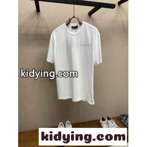 シンプル コットンジャージ 半袖Tシャツ グッチ コピー Tシャツ コピー ホワイトkid26zq0X9D