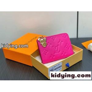 ルイ・ヴィトン 村上隆 LV × TM ポルトフォイユ･ノア コンパクト スーパーコピー M13801 ピンクkid26j01zCi