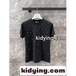 おしゃれ コットン 半袖Tシャツ モンクレール コピー Tシャツ コピー レディース トップスkid26mmOLDa