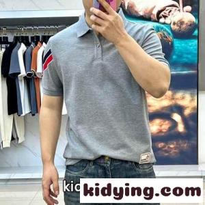 洗練された カジュアル ポロシャツ モンクレール コピー 半袖Tシャツ コピー コットンピケ グレーkid26OfuW1D
