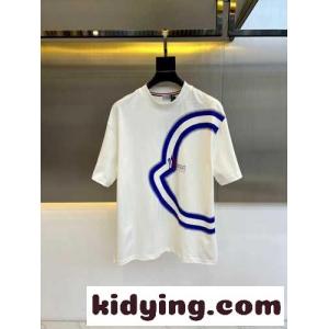 目を引く カジュアル ロゴ 半袖Tシャツ モンクレール スーパーコピー Tシャツ コピー ホワイトkid26qiWzGr