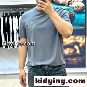 シンプル 合わせやすい プリント 半袖Tシャツ モンクレール スーパーコピー Tシャツ コピー グレーkid26S9TTDa