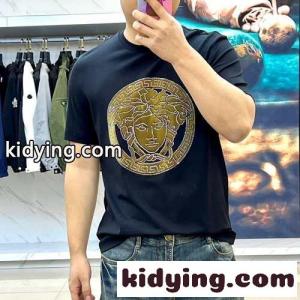 合わせやすい メドゥーサ ヴェルサーチ ブランド コピーェ Tシャツ コピー 半袖Tシャツ ブラックkid26zu0v0v