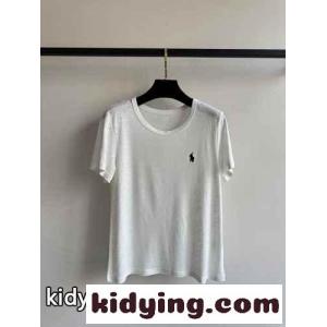 シンプル リネン＆コットン半袖Tシャツ ラルフローレン Tシャツ コピー ホワイトkid26j0j8fC