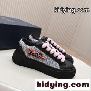 限定～dior ブランド コピー AND KAWS B33 スピンスニーカー スーパーコピー ブラックkid26yeeqWv