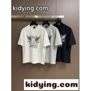 定番 カジュアル プリント入り バレンシアガ スーパーコピー Tシャツ コピー 半袖Tシャツkid26veea0r