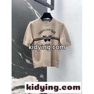 ショートスリーブ セーター クリスチャン・ディオール ブランド コピー ニット コピー レディースkid26LT9rqC