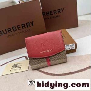 定番 おしゃれ バーバリー コピー 財布 コピー コンパクト 折りたたみ財布 レッドkid26qSb8Ln