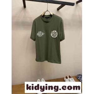 お洒落 カジュアル ダミエピケTシャツ ルイ・ヴィトン Tシャツ コピー クルーネックkid265LDC4v