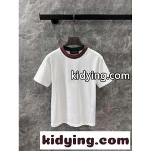 ウェブストライプ コットン 半袖Tシャツ グッチ コピーブランド Tシャツ コピー クルーネックkid26buO5Pj