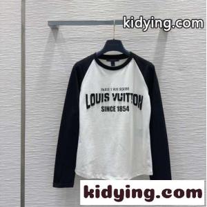 シグネチャーバーシティ ロングスリーブトップ ルイ・ヴィトン Tシャツ コピーkid261Lr8vC