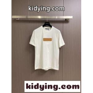 VVN パッチ ショートスリーブコットンクルーネック ルイ・ヴィトン Tシャツ コピー ホワイトkid26auq4Pn