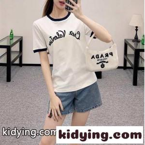 定番 カジュアル コットン 半袖Tシャツ ヴァレンティノ スーパーコピー Tシャツ コピー ホワイトkid26T1HbSD