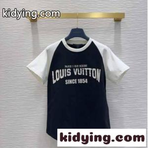 シグネチャー バーシティTシャツ ルイ・ヴィトン 半袖Tシャツ コピー トップスkid26XjuGva