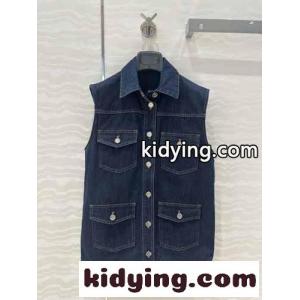 カジュアル ノースリーブ デニムジャケット シャネル スーパーコピー ジャケット コピー レディースkid26SviOLj
