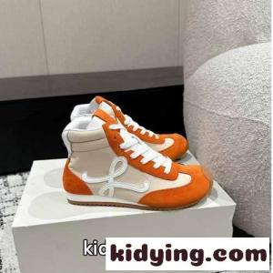 大人気新作～Flow Runner2.0 ハイトップスニーカー ロエベ スーパーコピー スニーカー コピー オレンジkid260vCuum