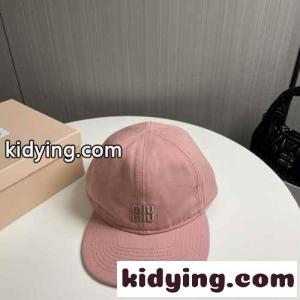 シンプル 合わせやすい ミュウミュウ コピー キャップ 偽物 帽子 ピンクkid26f89v4b