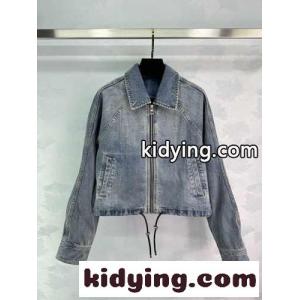 バルーン デニムジャケット ロエベ コピーブランド ジャケット コピー レディースkid26OLbW9j