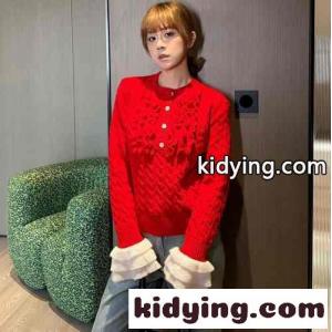 女性らしい フリル付き ヴァレンティノ スーパーコピー セーター コピー レディース トップスkid26OrmS5z