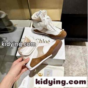 CHLOÉ KICK ハイトップ スニーカー クロエ スニーカー スーパーコピーkid26CySHDC
