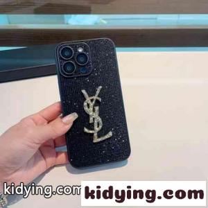 イヴ・サンローラン スーパーコピー アイフォンケース 偽物 iPhone16ケース キラキラ YSL スマホケースkid26DSPnua