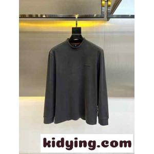 シンプル 快適 カットソー エルメネジルド・ゼニア Tシャツ コピー グレーkid26iCeKHv