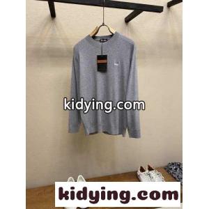 シンプル 上品 シルク＆ウール カットソー エルメネジルド・ゼニア ニット 偽物 グレーkid2609XL9D
