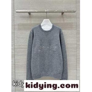 カジュアル ロゴ入り クルーネック プルオーバー グッチ スーパーコピー セーター コピー グレーkid26KLTTHn