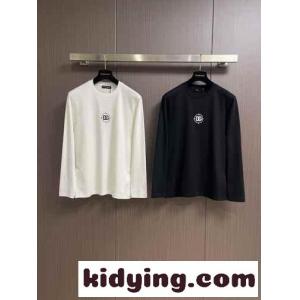 カジュアル ロゴプリント ドルチェ&ガッバーナ ブランド コピー Tシャツ コピー コットン 長袖Tシャツkid26Kb4DKn