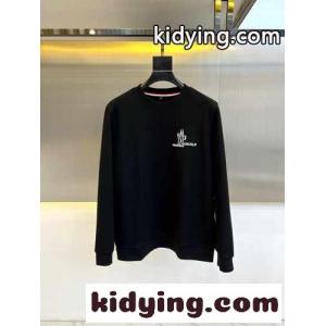 モンクレール ブランド コピー Tシャツ コピー カジュアル お洒落 コットン スウェットシャツ ブラックkid26iy4bqy