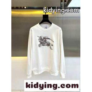 人気 お洒落 バーバリー コピー 長袖Tシャツ コピー コットンス ウェットシャツ ホワイトkid26D85H5r