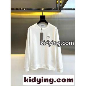 シンプル コットン スウェットシャツ クリスチャン・ディオール コピー Tシャツ コピー ホワイトkid264jeime