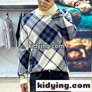 人気 定番 チェック柄 ウールブレンド セーター バーバリー スーパーコピー セーター コピー ベージュkid26fiOL9D