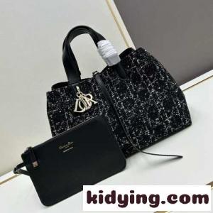 カナージュ ツイード dior コピー Toujours バッグ ミディアム クリスチャン・ディオール コピー バッグ コピー ブラックkid268re8Pr