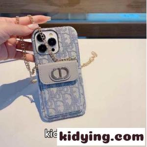 お洒落 ポケット付き スマホケース クリスチャン・ディオール ブランド コピー アイフォンケース 偽物 グレーkid26uC859r