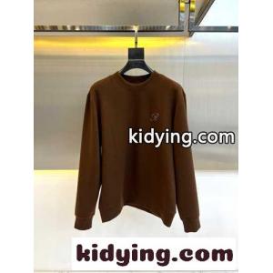 定番 カジュアル クルーネック コットンス ウェットシャツ バーバリー ブランド コピー 長袖Tシャツ コピー ブラウンkid26umCiWb