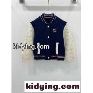 お洒落 ミュウミュウ コピーブランド ニット スーパーコピー  ウールxカシミヤ カーディガンkid261nKjGr