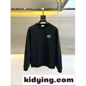 シンプル コットン スウェットシャツ クリスチャン・ディオール ブランド コピー Tシャツ コピー ブラックkid26Kfq0re