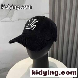 キャップ･LV シグネチャー コーデュロイ ルイヴィトン コピー 帽子 コピー ブラックkid26iOb45z