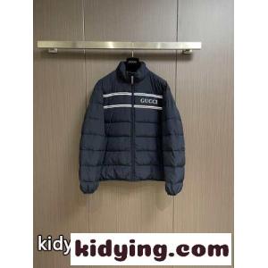 人気 おしゃれ ロゴプリント ダウンブルゾン グッチ コピーブランド ダウンジャケット コピー アウターkid26j4XfSj