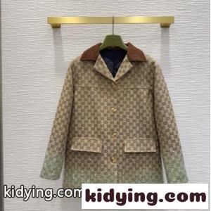 ラインストーン付き GGジャガード グッチ コピー ジャケット コピー レディースkid26muiCaq