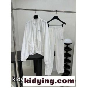 バレンシアガ スーパーコピーイメージスーパーコピー 純綿 運動服 トップス ズボン 2点セット カジュアル 男女兼用 ホワイトkid26n851ni