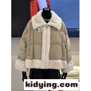 超人気 ダウンジャケット ロエベ コピーブランド 服 トレーナー偽物  アウター  暖かい トップス ふんわり 品質保証 ベージュ色kid26S1rSTf