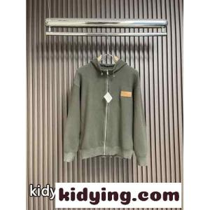 ジップアップ フーデッドジャケット ロエベ スーパーコピー ジャケット コピー グリーンkid26ayOLDa