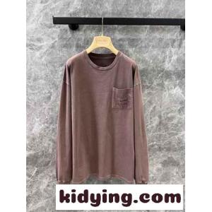 カジュアル コットン 長袖Tシャツ ミュウミュウ コピー Tシャツ コピー ゆったりkid2649jeKD
