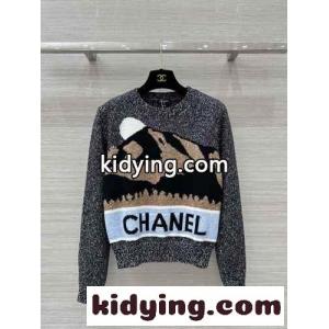 カジュアル おしゃれ カシミヤ ニット シャネル コピー セーター コピー グレーkid265Du0ve
